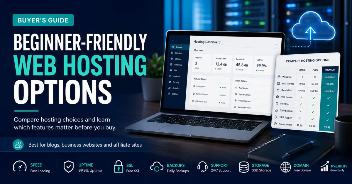 Best Web Hosting for Beginners in 2026: Simple Guide Before You Buy