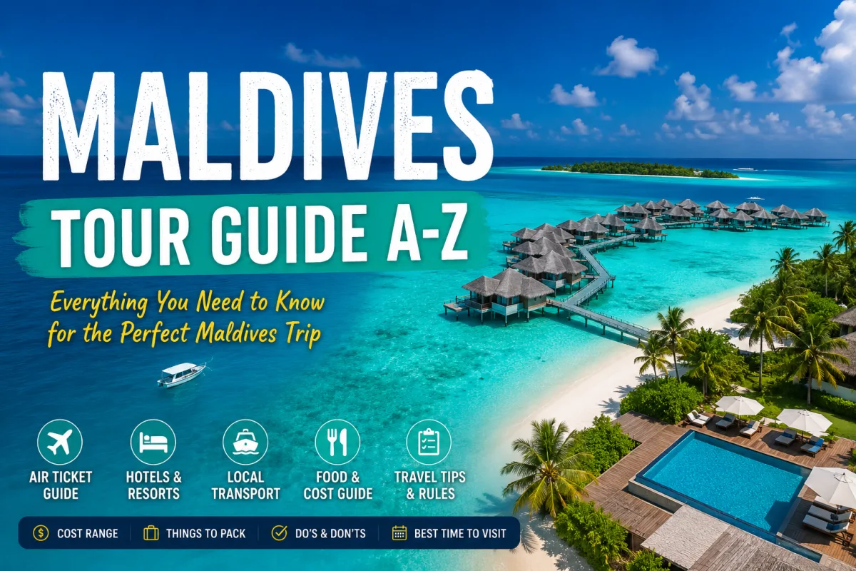 Maldives Tour Guide A-Z: Air Tickets, Hotels, Transport, Food, Rules and Real Trip Costs